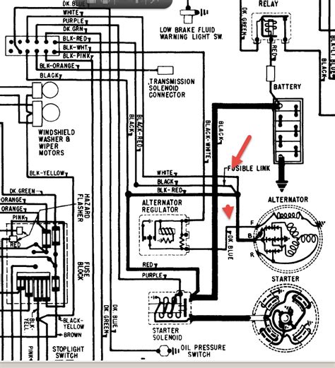 pontiac starter wiring diagram 